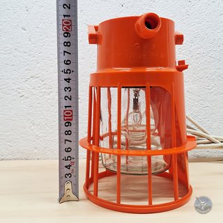 Lampada Bierre Brocca Milano vintage arancione