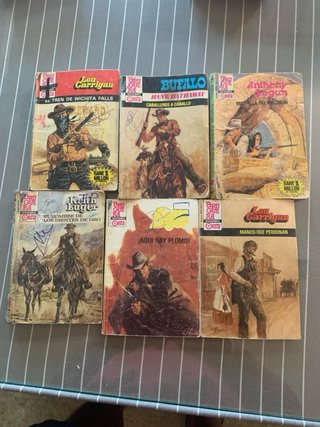 LOTE 60 NOVELAS DEL OESTE SILVER KANE Y OTROS
