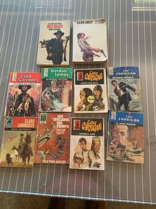 LOTE 60 NOVELAS DEL OESTE SILVER KANE Y OTROS