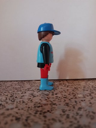 Playmobil Figura TV1 Prensa Vintage Años 90