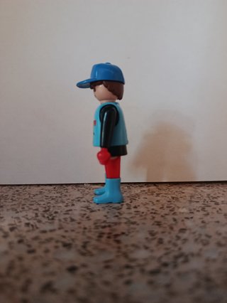 Playmobil Figura TV1 Prensa Vintage Años 90
