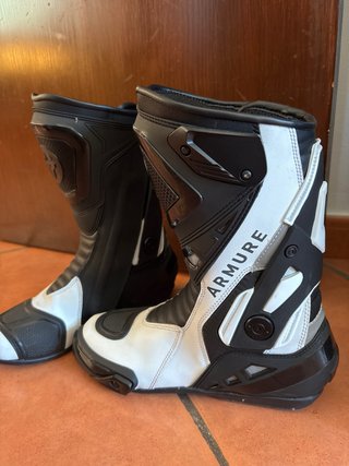 Botas ARMURE Hemon Sportbike Negro/Blanco
