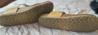 Sandalias Art Nature Cuero Amarillo Talla 40