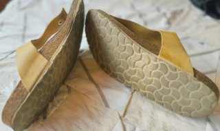 Sandalias Art Nature Cuero Amarillo Talla 40