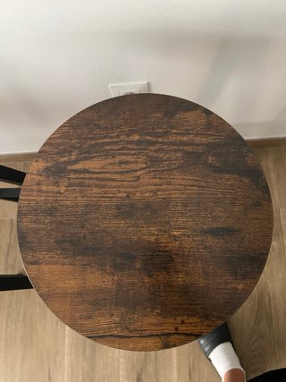 Taburetes de bar madera y metal (2 unidades)