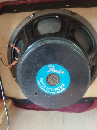 Pantalla Guitarra 1x12 Fender 70 Artesanal