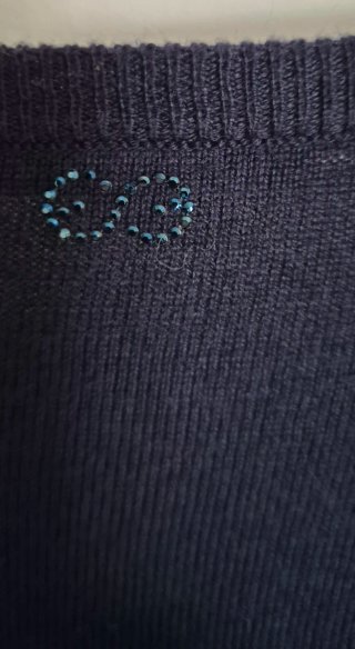 Top Escada Azul