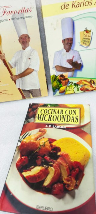 Libros de cocina de Carlos Arguiñano