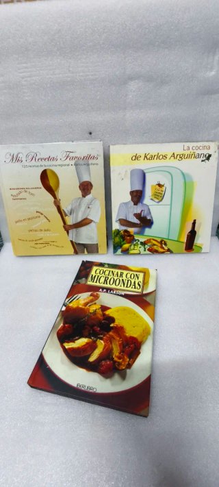 Libros de cocina de Carlos Arguiñano