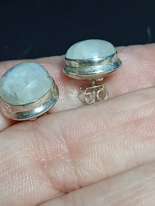 Pendientes Plata de Ley piedra luna