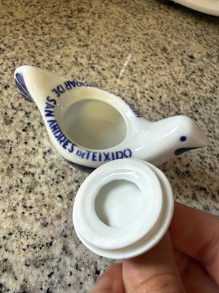 Paloma cerámica Herba de Namorar Sargadelos