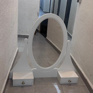 Espejo Tocador Ikea Hemnes Blanco