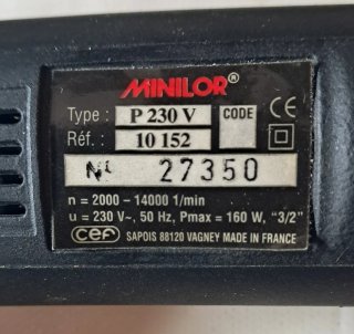 Taladro de Precisión Minilor