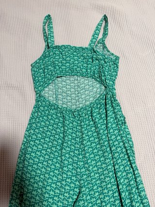 Mono verde estampado