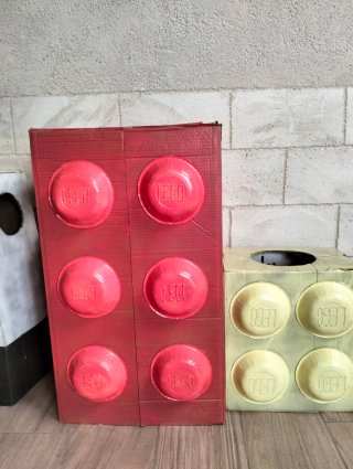 Disfraces Lego, dos fichas+ muñeco Aranda de Duero