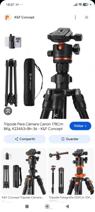 Trípode para cámara profesional