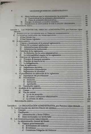 Lecciones de Derecho Administrativo 6º Edición