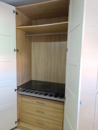 Armario doble Ikea blanco