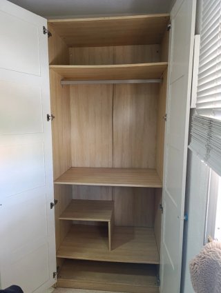 Armario doble Ikea blanco