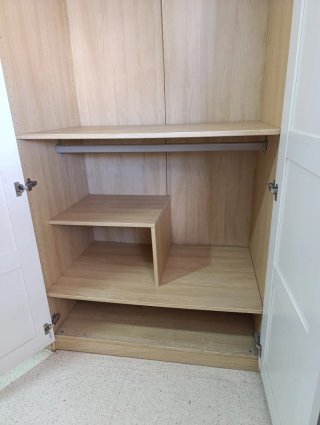 Armario doble Ikea blanco