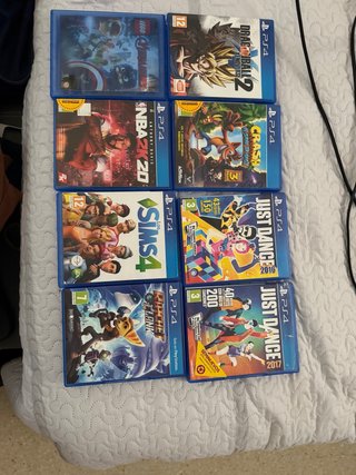 Pack Juegos PS4: LEGO, DBZ, Crash, Sims, Ratchet