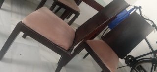 Mesa y 4 Sillas Comedor Madera Maciza