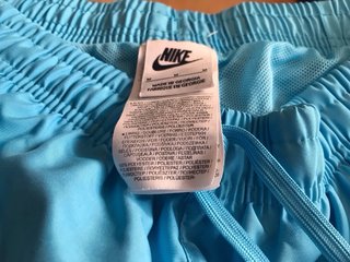 Bañador Nike Azul Talla M con bolsillos