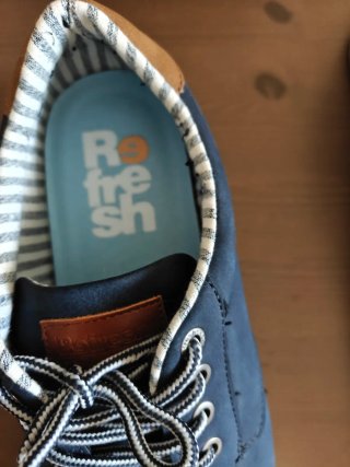 Zapatos casuales hombre azul talla 44