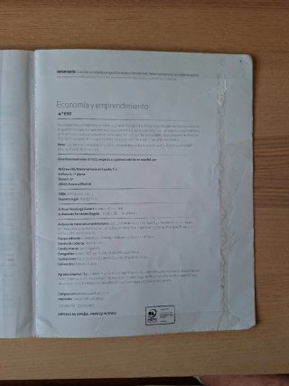Economía y emprendimiento 4o ESO