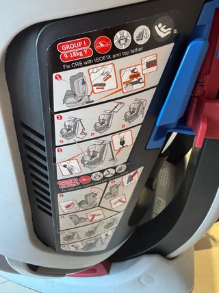 Silla de coche Chicco roja