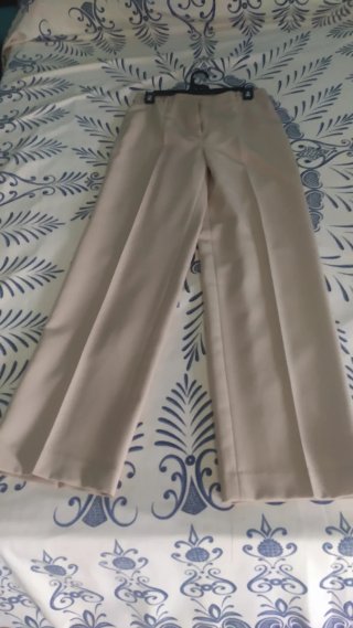 Pantalón de vestir beige mujer talla 42