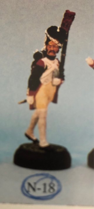 Soldado de plomo figura militar