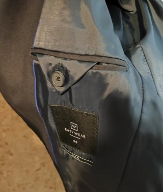 Traje Slim Fit Azul Marino Easy Wear Talla S