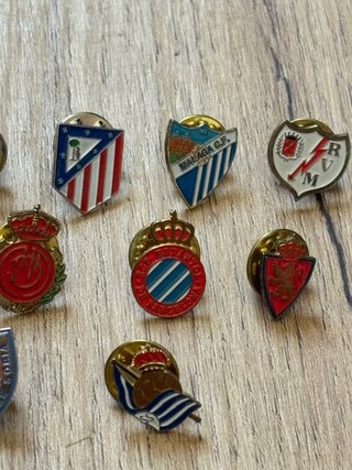 Colección Pins Vintage Equipos Fútbol Español