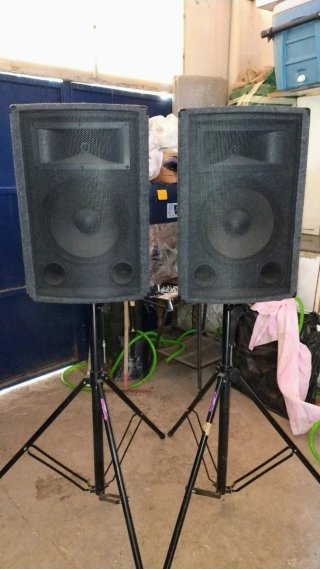 Mesa de Sonido Yamaha EMX 312SC y Altavoces