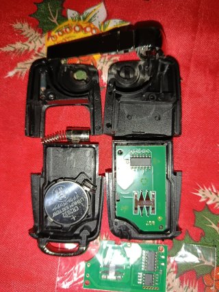Llave/Mando con 2 chips vírgenes