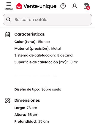 Chimenea Bioetanol Pie Portátil