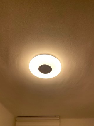 Lámpara Techo LED JDONG con Altavoz Bluetooth
