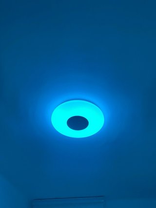 Lámpara Techo LED JDONG con Altavoz Bluetooth