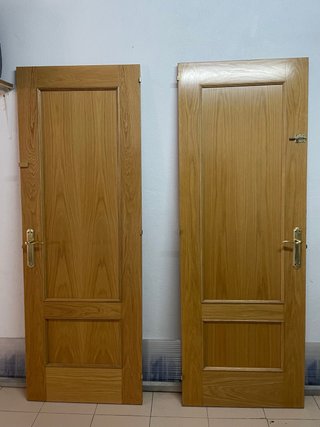 Puertas de roble macizas