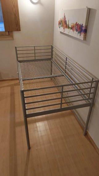 Estructura litera alta metálica
