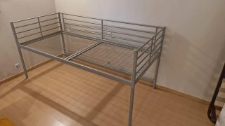 Estructura litera alta metálica