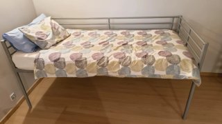 Estructura litera alta metálica