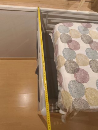 Estructura litera alta metálica