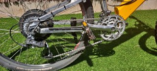 Bicicleta Eléctrica BTT Amarilla