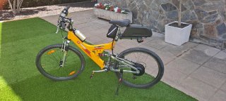 Bicicleta Eléctrica BTT Amarilla