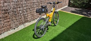 Bicicleta Eléctrica BTT Amarilla