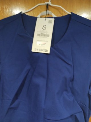 Vestido azul Stradivarius 2026