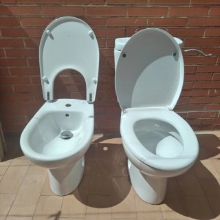 Inodoro y bidé Roca