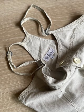 Mono de lino beige
